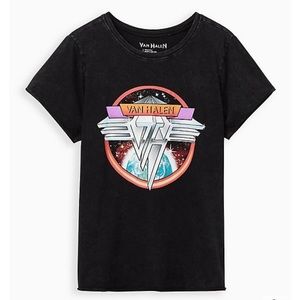 Torrid x Van Halen mineral wash tee size 2
